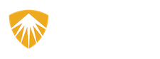 Ambrose University Logo H color shield white text
